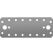 ЗУБР КП-2.5, 140 x 55 x 2.5 мм, цинк, крепежная пластина (31023-140)