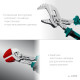 KRAFTOOL VISE-WRENCH X, 180 мм, клещи переставные-гаечный ключ (22066) купить в Сочи