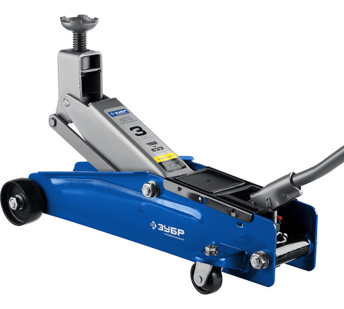 ЗУБР Т-77, 3 т, 192 - 533 мм, подкатной домкрат с высоким подъемом, Профессионал (43055-3) купить  в Сочи