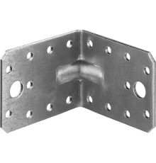 ЗУБР УКУ-2.5, 55 x 70 x 70 x 2.5 мм, цинк, усиленный крепежный уголок (31011-70)