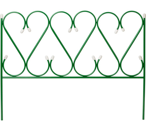 GRINDA РЕНЕССАНС, 50 x 345 см, металлический, стальная труба d 10, 5 секций, декоративный забор (422263) купить  в Сочи