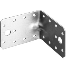ЗУБР УКУ-2.0, 65 x 90 x 90 x 2 мм, цинк, усиленный крепежный уголок (310116-65-090)