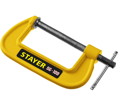 STAYER SG-100, 100 мм, чугунная струбцина G (3215-100) купить  в Сочи