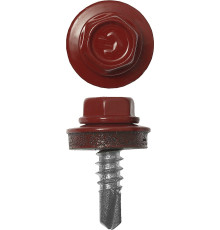 ЗУБР СКМ 3003, 25 х 5.5 мм, рубин.-красн., 420 шт, кровельный саморез, Профессионал (4-300315-55-025-3003)