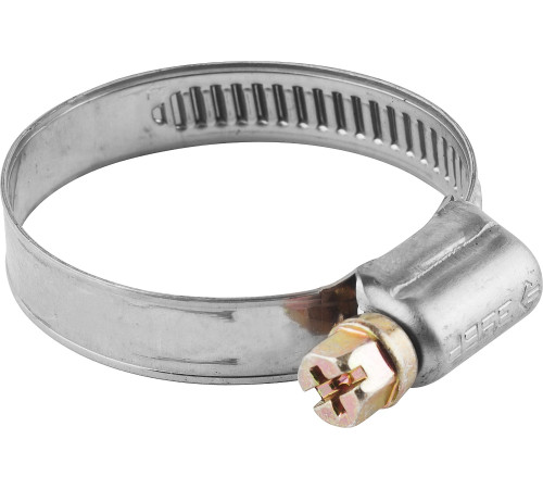 ЗУБР НХ-9Н, 25 - 40 мм, накатная лента 9 мм, 5 шт, нержавеющий хомут, Профессионал (3787-25-40) купить  в Сочи