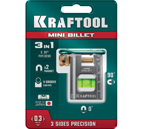 KRAFTOOL MINI BILLET 50 мм, брусковый магнитный уровень (34791) купить в Сочи KRAFTOOL MINI BILLET 50 мм, брусковый магнитный уровень (34791) купить в Сочи