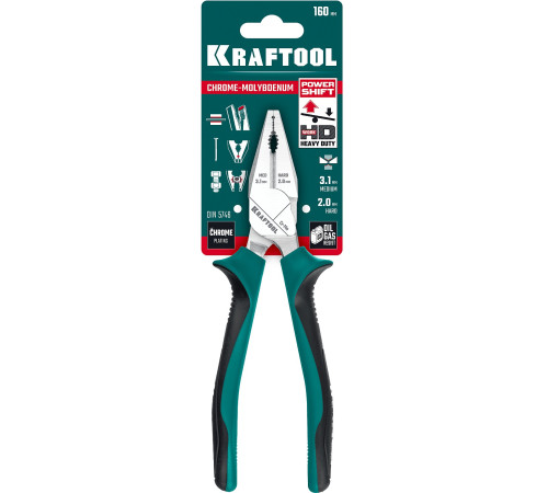 KRAFTOOL 160 мм, комбинированные плоскогубцы с эксцентриковым шарниром (22011-1-16) купить в Сочи KRAFTOOL 160 мм, комбинированные плоскогубцы с эксцентриковым шарниром (22011-1-16) купить в Сочи