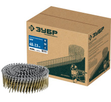 ЗУБР CNW 45 х 2.3 мм, барабанные гвозди рифленые, 10800 шт (305382-45)