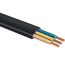 ЗУБР ВВГ-Пнг(А)-LS, 3 x 2.5 мм2, 100 м, ГОСТ 31996-2012, плоский, силовой кабель с пониженным дымо-газовыделением, Профессионал (60007-100)