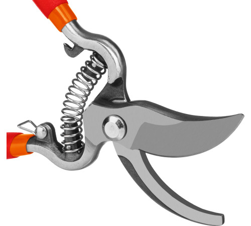 GRINDA G-3, 200 мм, высокоуглеродистая сталь, цельнокованый, покрытие ПВХ, плоскостной секатор (423103) купить  в Сочи