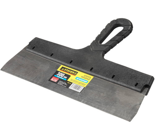 STAYER PROFlat, 300 мм, пластиковая ручка, нержавеющий фасадный шпатель, Professional (1008-30) купить  в Сочи