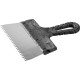 ЗУБР 200 мм, зуб 4 х 4мм, пластиковая ручка, нержавеющий фасадный шпатель (10078-20-04) купить  в Сочи