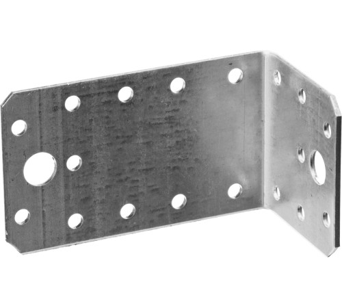 ЗУБР УКА-2.0, 55 x 50 x 90 x 2 мм, цинк, асимметричный крепежный уголок (310156-55) купить  в Сочи