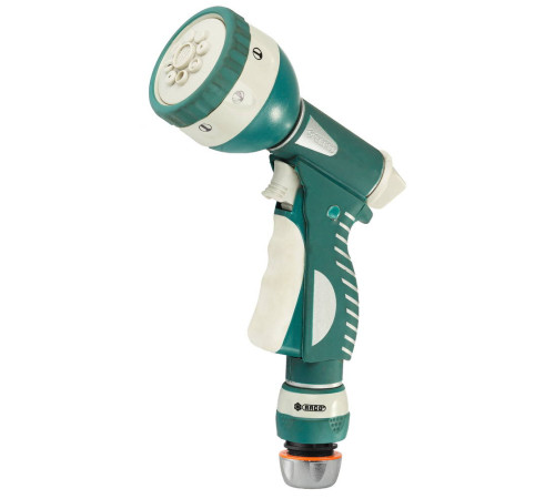 RACO 341C, 1/2″, 8 режимов, с соединителем металлический с TPR, поливочный пистолет (4256-55/341C) купить  в Сочи