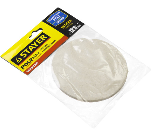 STAYER 125 мм, фетр, полировальная насадка (35930-125) купить  в Сочи