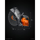 KRAFTOOL 3700 Вт, 400 мм, без диска, бензорез по бетону (бетонорез) (K770-16) купить  в Сочи