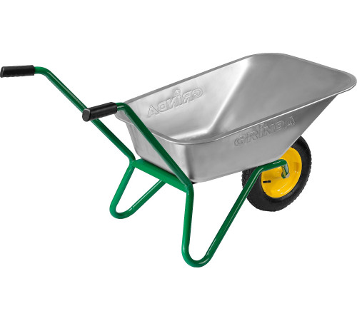 GRINDA GB-1, 80 л, 100 кг, одноколесная, садовая тачка (422399) купить  в Сочи