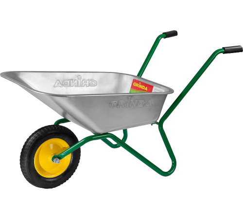 GRINDA GB-1, 80 л, 100 кг, одноколесная, садовая тачка (422399) купить  в Сочи