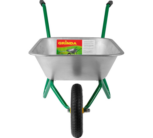 GRINDA GB-1, 80 л, 100 кг, одноколесная, садовая тачка (422399) купить  в Сочи