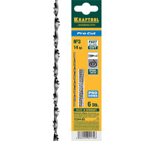 KRAFTOOL Pro Cut, 130 мм, 6 шт, спиральные полотна для лобзика (15344-03)