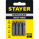 STAYER Hercules, 36 мм, 4 шт, биты для ударной отвертки, Professional (25667-S4) купить  в Сочи