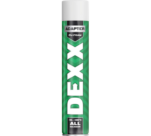 DEXX ADAPTER, 750 мл, адаптерная, выход до 25 л, монтажная пена (41123) купить в Сочи DEXX ADAPTER, 750 мл, адаптерная, выход до 25 л, монтажная пена (41123) купить в Сочи