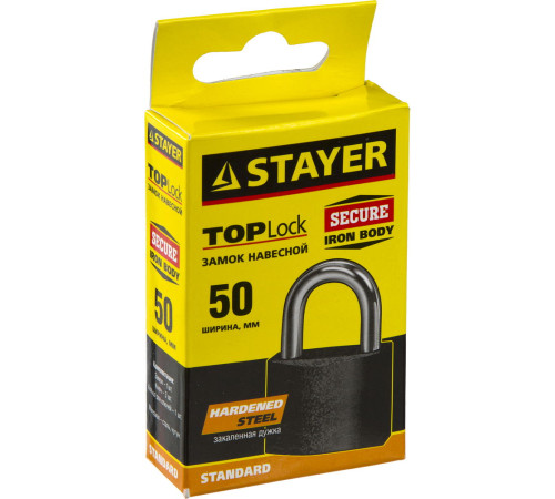 STAYER 50 мм, навесной замок (37160-50) купить в Сочи STAYER 50 мм, навесной замок (37160-50) купить в Сочи