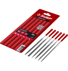 ЗУБР 6 шт, 140 мм, в чехле, с ручками, набор надфилей (16014-H6)