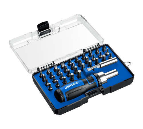 ЗУБР Компакт-37, 37 предм., реверсивная отвертка с насадками, Профессионал (25164-H37) купить  в Сочи