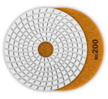 ЗУБР 100 мм, №200, мокрое шлифование, алмазный гибкий шлифовальный круг АГШК, Профессионал (29866-200)