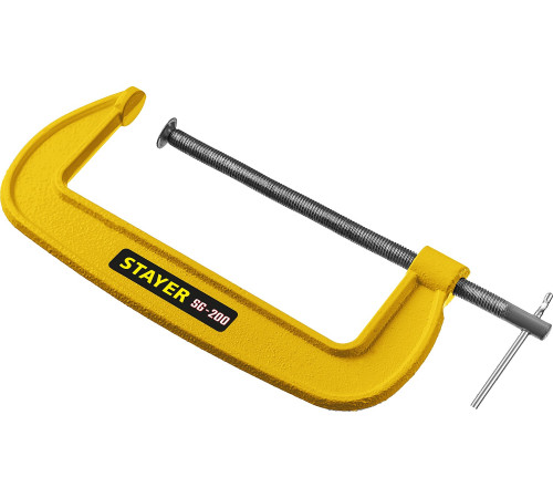 STAYER SG-200, 200 мм, чугунная струбцина G (3215-200) купить  в Сочи STAYER SG-200, 200 мм, чугунная струбцина G (3215-200) купить  в Сочи