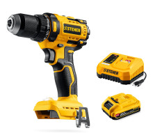 STEHER 20 В, 65 Н·м, 1 АКБ LMS (2 А·ч), бесщеточная дрель-шуруповерт (CB-65-21)