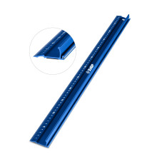 ЗУБР 0,6 м, Усиленная алюминиевая линейка со стальной направляющей, Профессионал (34382-60)