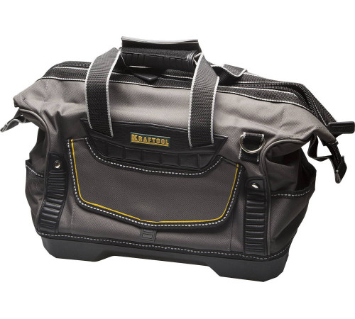 KRAFTOOL 38 см, жесткое пластиковое дно, сумка для инструментов с 18 карманами (38740-16) купить  в Сочи