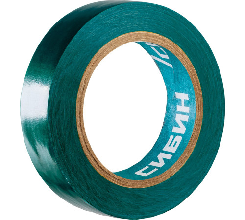 СИБИН 15 мм х 10 м, 5 000 В, зеленая, изолента ПВХ (1235-4) купить  в Сочи