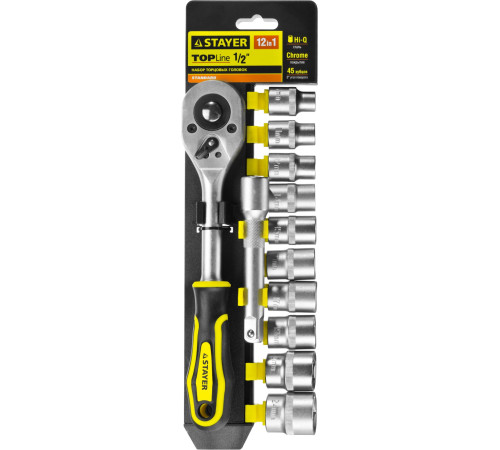 STAYER RSS 12L, 12 предм., (1/2″), набор торцовых головок (27750-H12) купить в Сочи STAYER RSS 12L, 12 предм., (1/2″), набор торцовых головок (27750-H12) купить в Сочи