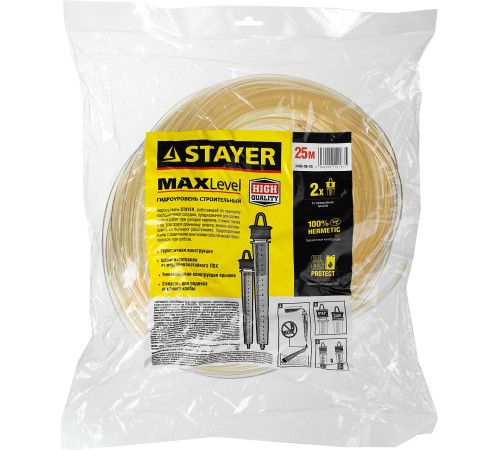 STAYER 25 м, d 6 мм, гидроуровень (3486-06-25) купить  в Сочи