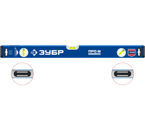 ЗУБР ПРО-М, 600 мм, усиленный магнитный уровень, Профессионал (34589-060) купить  в Сочи