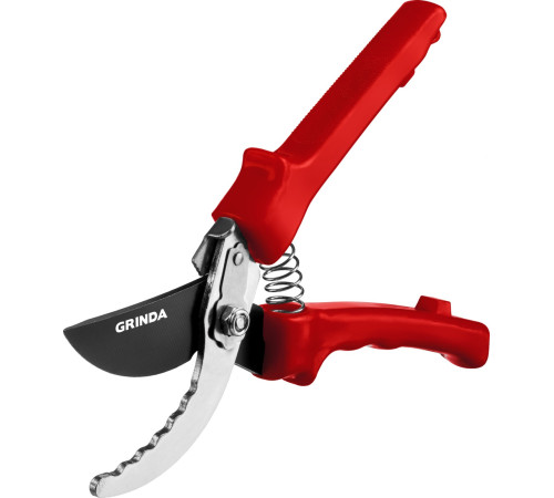 GRINDA G-31, 200 мм, закаленные лезвия, тефлоновое покрытие, зубцы на лезвии, пластиковые рукоятки, плоскостной секатор (40210) купить в Сочи GRINDA G-31, 200 мм, закаленные лезвия, тефлоновое покрытие, зубцы на лезвии, пластиковые рукоятки, плоскостной секатор (40210) купить в Сочи