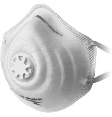 ЗУБР ФК-80, класс защиты FFP1, коническая, фильтрующая полумаска с клапаном выдоха (11163)