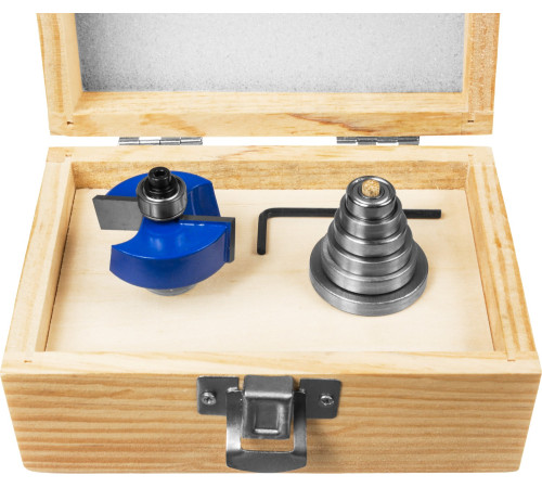 ЗУБР 38.1 x 13 мм, хвостовик 12 мм, фреза четвертная фальцевая с подшипниками, Профессионал (28759-38.1-H6) купить  в Сочи