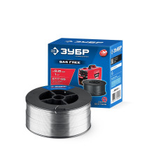 ЗУБР П-СП, d 0.8 мм, 1 кг, порошковая сварочная проволока (с флюсом), тип E71T-GS, Профессионал (40080-0.8-1)