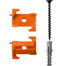 ЗУБР ВИНТ-Н25, 25 шт, набор: СКШМ в комплекте с дюбелем и саморезом (30955-Н25)