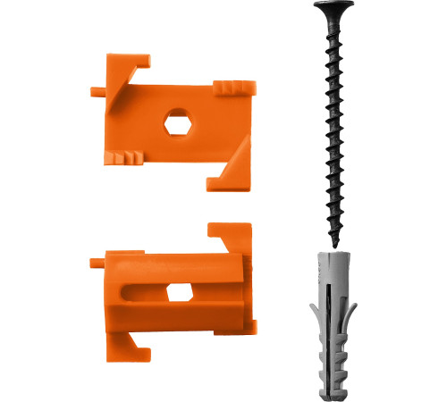 ЗУБР ВИНТ-Н25, 25 шт, набор: СКШМ в комплекте с дюбелем и саморезом (30955-Н25) купить  в Сочи