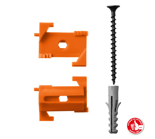 ЗУБР ВИНТ-Н25, 25 шт, набор: СКШМ в комплекте с дюбелем и саморезом (30955-Н25) купить  в Сочи