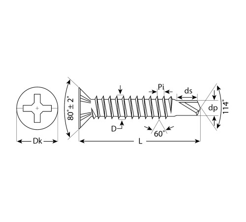 ЗУБР СОП, 13 х 3.9 мм, сверло, желтый цинк, 17500 шт, оконный саморез (4-300230-39-013) купить  в Сочи