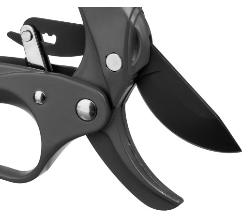 GRINDA P-33, 200 мм, закаленная сталь, с храповым механизмом, алюминиевые рукоятки с эфесом, контактный секатор, PROLine (423433) для обрезки веток и стеблей растений GRINDA P-33, 200 мм, закаленная сталь, с храповым механизмом, алюминиевые рукоятки с эфесом, контактный секатор, PROLine (423433) для обрезки веток и стеблей растений