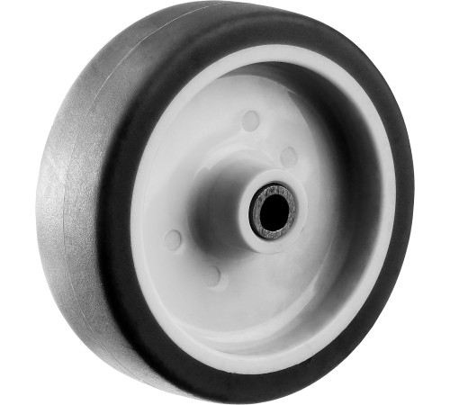 ЗУБР d 75 мм, г/п 60 кг, резина/полипропилен, термопластичное колесо, Профессионал (30946-75) купить  в Сочи
