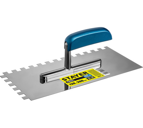 STAYER 130 х 280 мм, зуб 10 х 10 мм, штукатурная гладилка, Professional (0802-10) купить  в Сочи