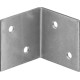 ЗУБР УМШ-1.5, 40 x 40 x 40 x 1.5 мм, белый цинк, широкий мебельный уголок (31034-40) купить в Сочи
